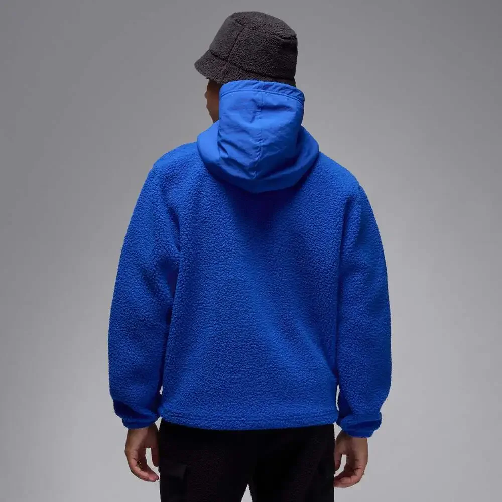 Jordan Flight High-Pile Fleece Pullover Hoodie Game Royal FV7452-480 SZ LG $120